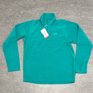 Helly Hansen women’s daybreaker fleece 1/2 zip signal green Large NWT